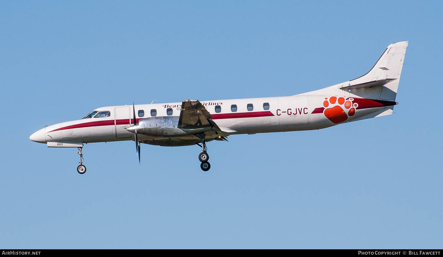Aircraft Photo of C-GJVC | Fairchild SA-227DC Metro 23 | Bearskin Airlines | AirHistory.net #669445