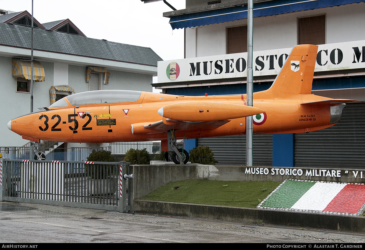 Aircraft Photo of MM54203 | Aermacchi MB-326 | Italy - Air Force | AirHistory.net #669459