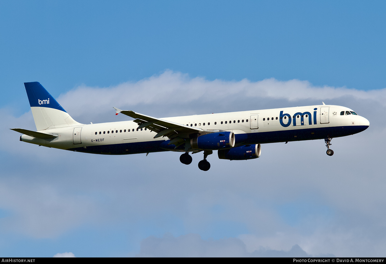 Aircraft Photo of G-MEDF | Airbus A321-231 | BMI - British Midland International | AirHistory.net #669493