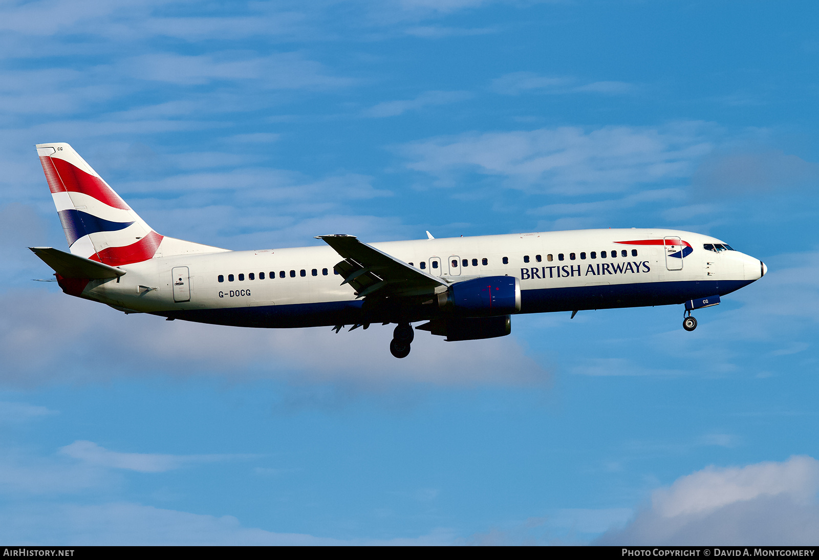 Aircraft Photo of G-DOCG | Boeing 737-436 | British Airways | AirHistory.net #669501