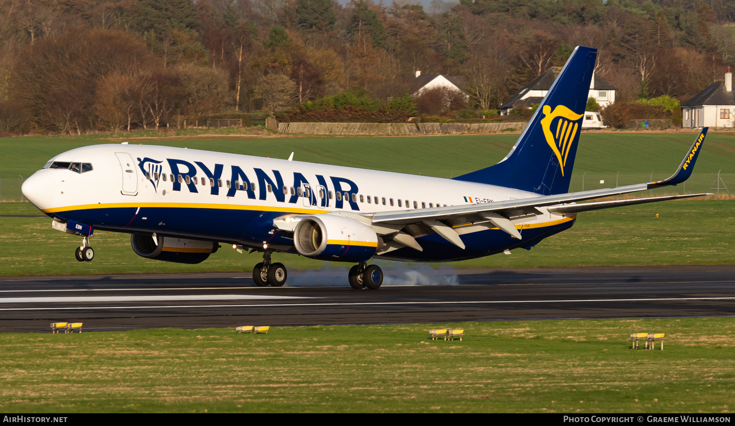 Aircraft Photo of EI-EBN | Boeing 737-8AS | Ryanair | AirHistory.net #669543