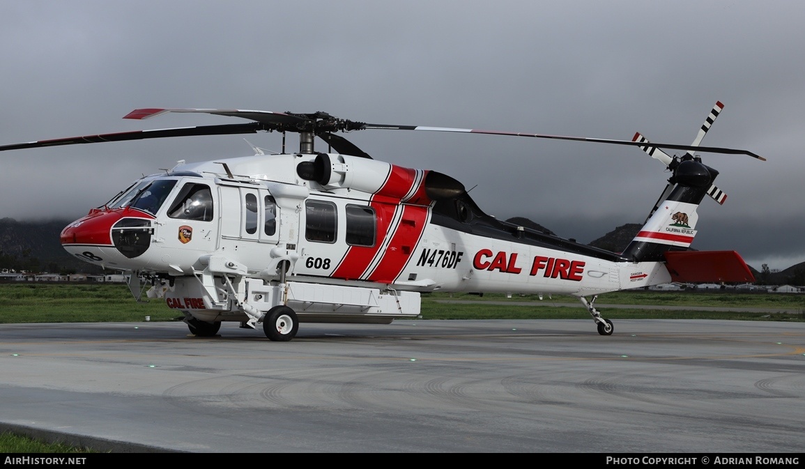 Aircraft Photo of N476DF | Sikorsky S-70i International Black Hawk | Cal Fire - California Department of Forestry & Fire Protection | AirHistory.net #669568