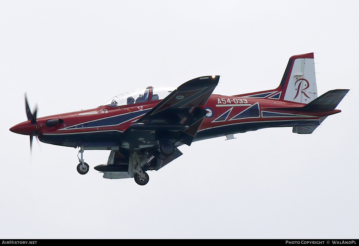 Aircraft Photo of A54-033 | Pilatus PC-21 | Australia - Air Force | AirHistory.net #669574