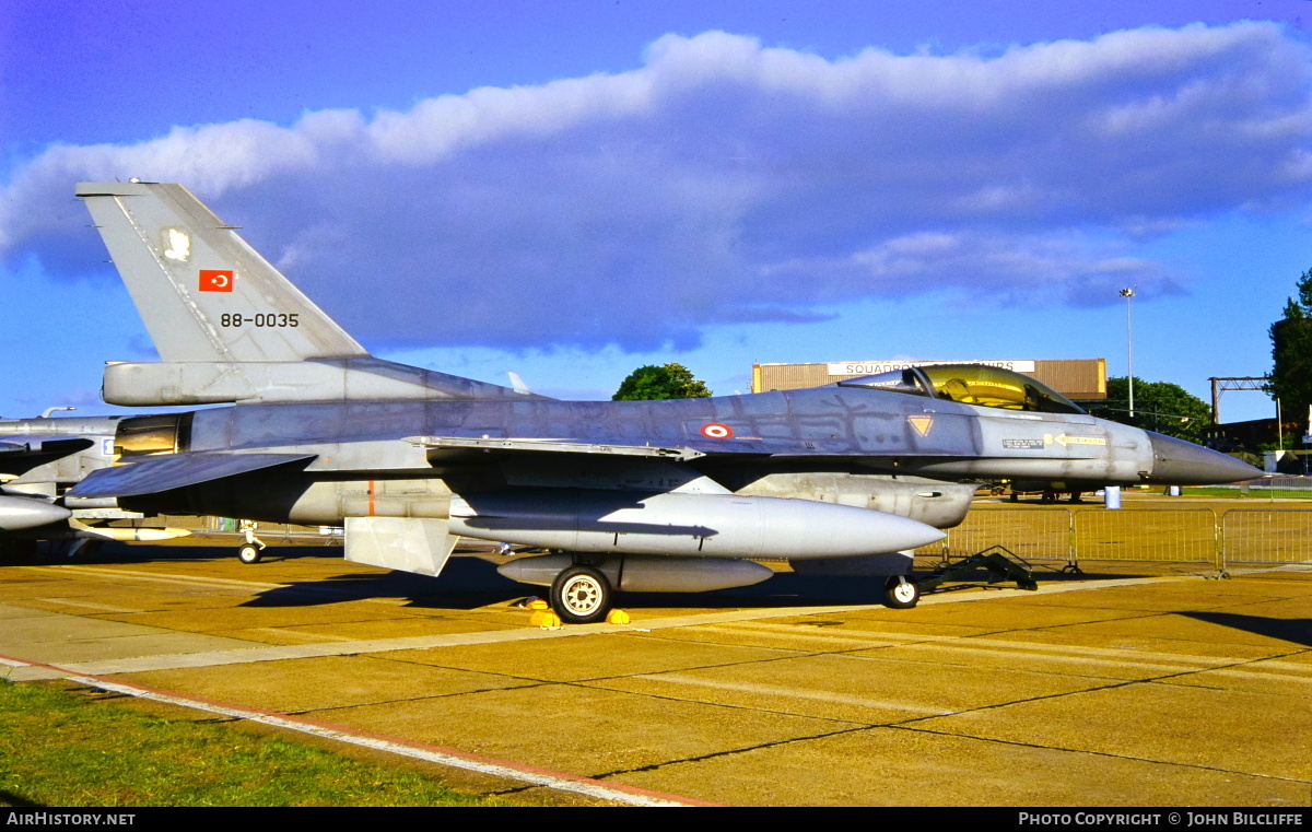 Aircraft Photo of 88-0035 | Lockheed Martin F-16C Fighting Falcon | Turkey - Air Force | AirHistory.net #669578