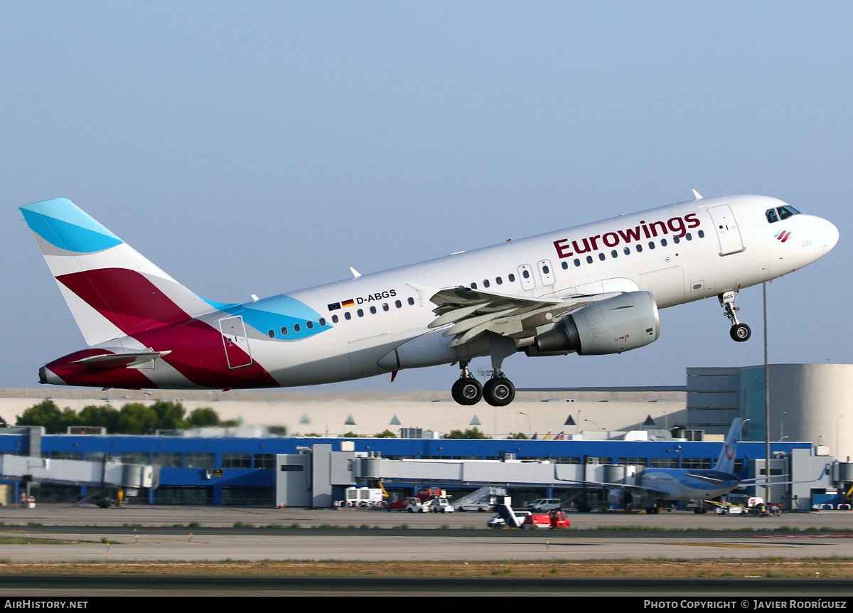Aircraft Photo of D-ABGS | Airbus A319-112 | Eurowings | AirHistory.net #669580