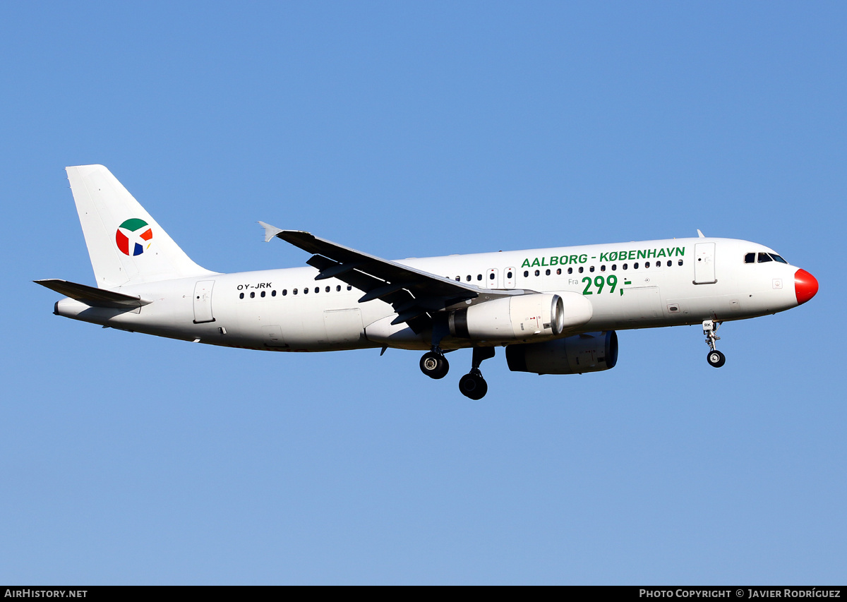 Aircraft Photo of OY-JRK | Airbus A320-231 | Danish Air Transport - DAT | AirHistory.net #669590