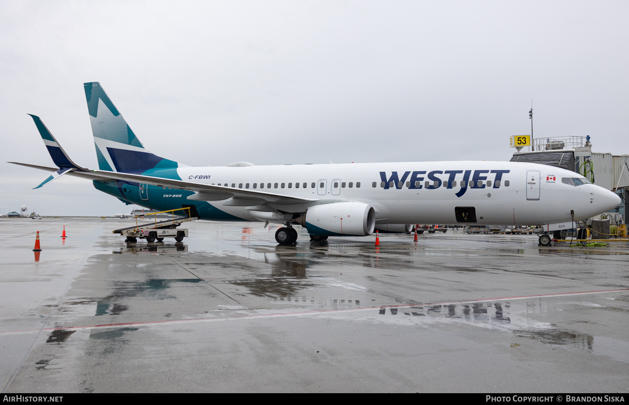Aircraft Photo of C-FBWI | Boeing 737-8CT | WestJet | AirHistory.net #669612