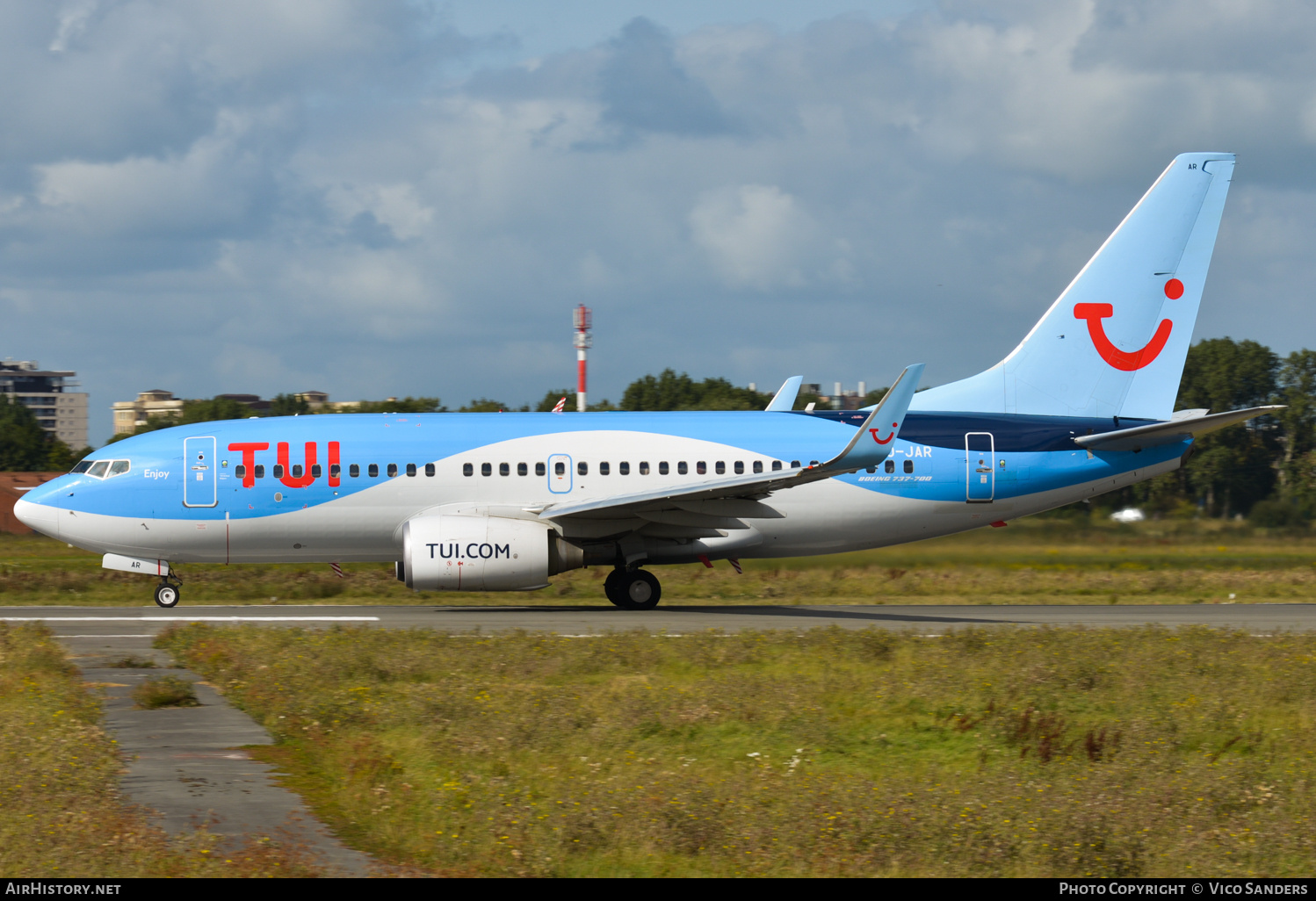 Aircraft Photo of OO-JAR | Boeing 737-7K5 | TUI | AirHistory.net #669621