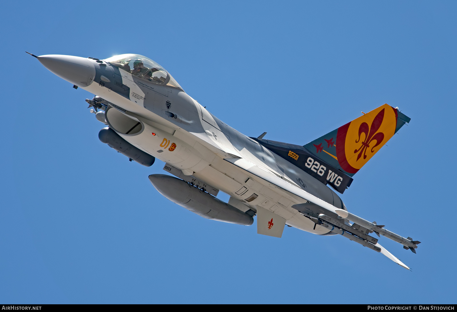 Aircraft Photo of 85-1501 / 85501 | General Dynamics F-16C Fighting Falcon | USA - Air Force | AirHistory.net #669625