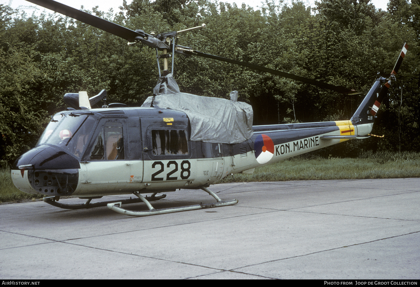 Aircraft Photo of 228 | Agusta (I)UH-1 (AB-204B) | Netherlands - Navy | AirHistory.net #669651
