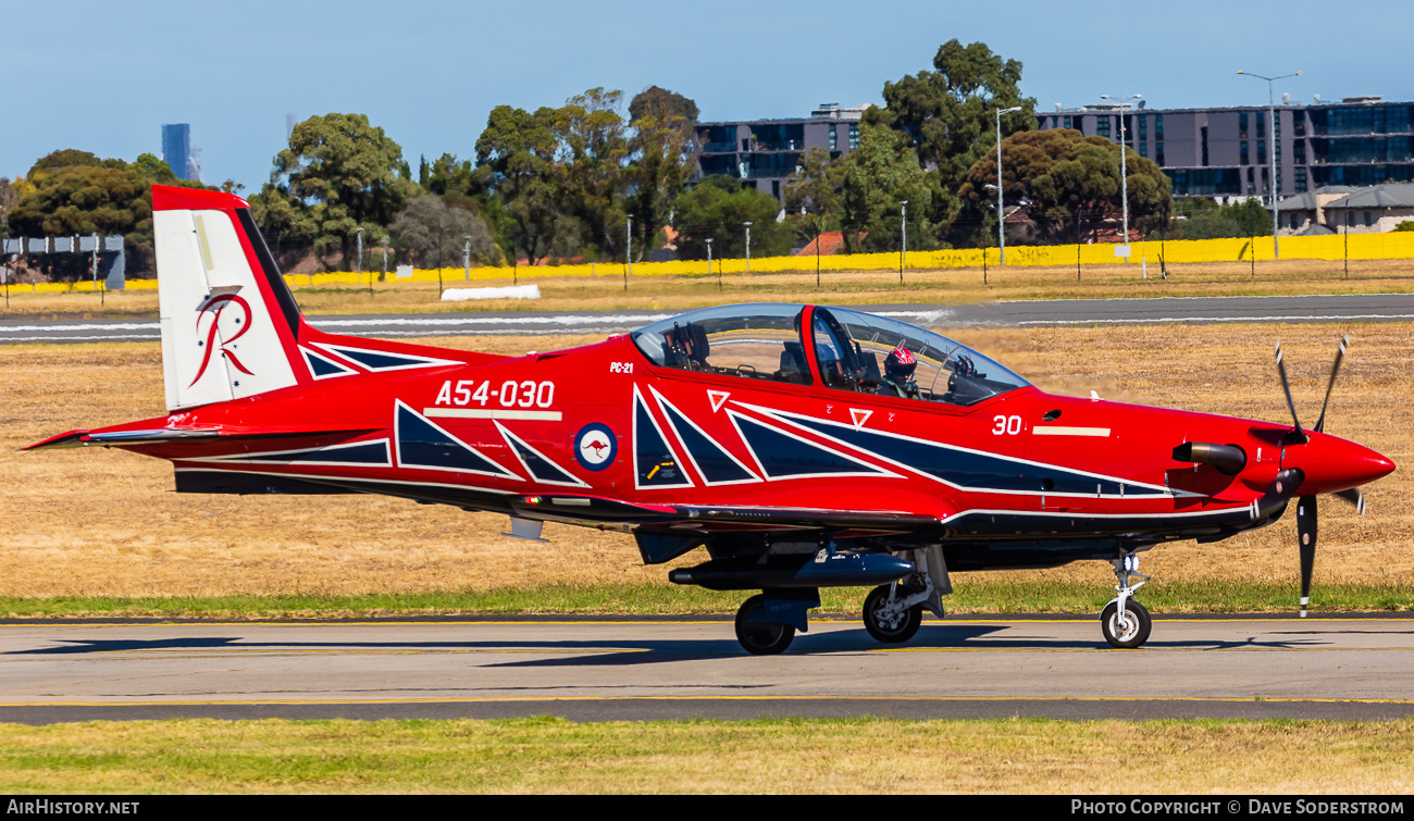 Aircraft Photo of A54-030 | Pilatus PC-21 | Australia - Air Force | AirHistory.net #669671