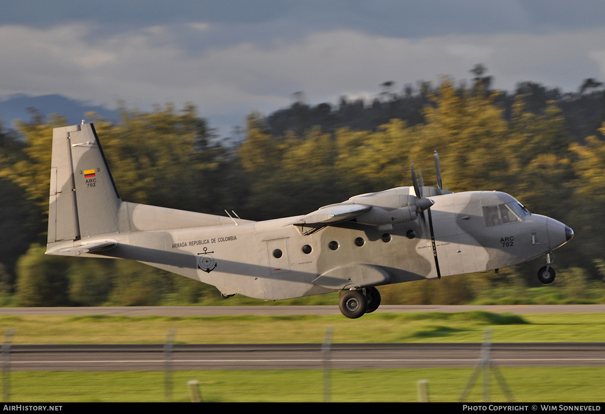 Aircraft Photo of ARC702 | CASA C-212-100 Aviocar | Colombia - Navy | AirHistory.net #669675