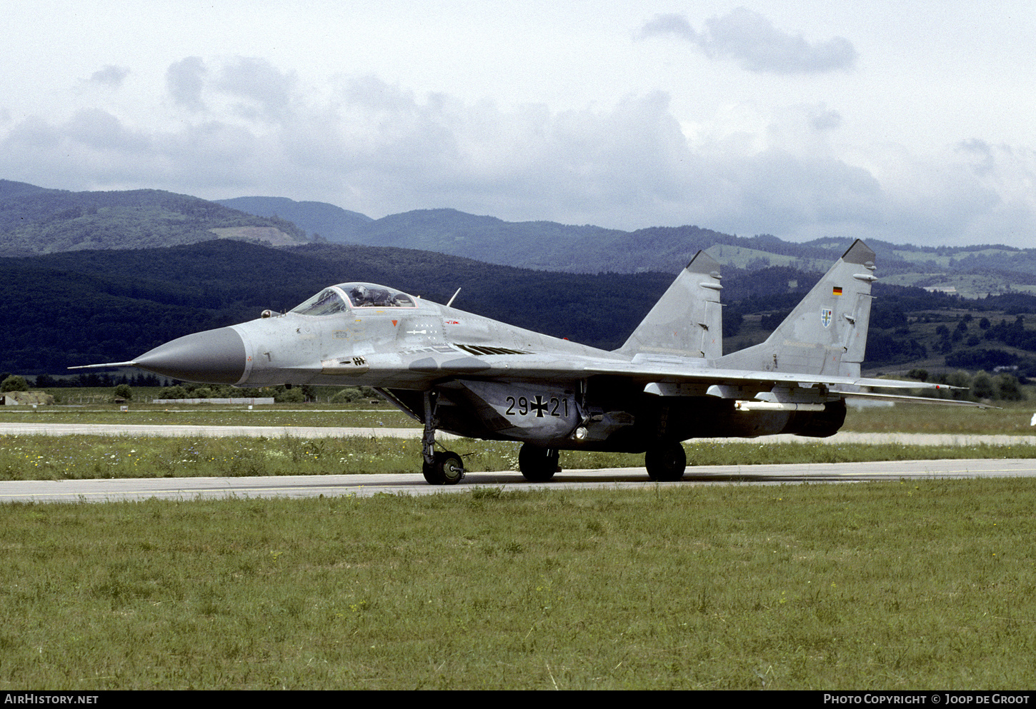 Aircraft Photo of 2921 | Mikoyan-Gurevich MiG-29G (9-12A) | Germany - Air Force | AirHistory.net #669685