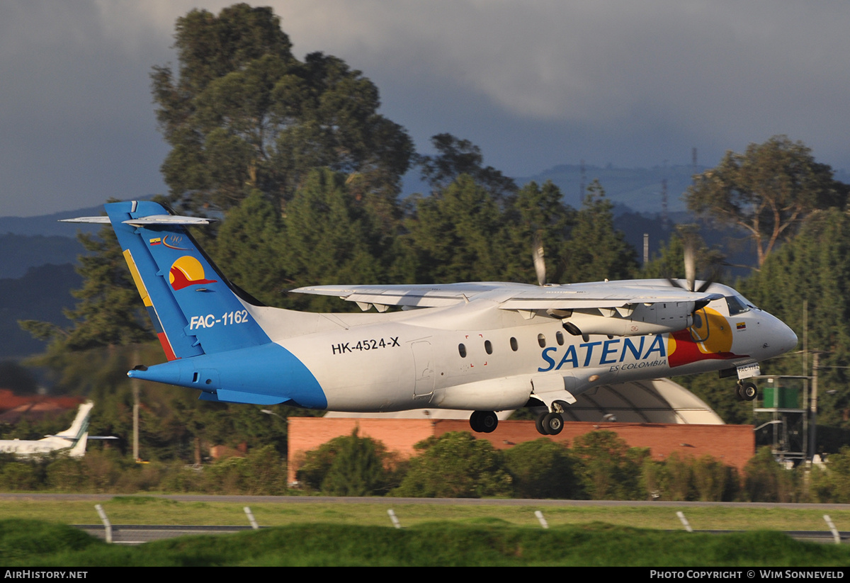 Aircraft Photo of FAC-1162 / HK-4524-X | Dornier 328-120 | Colombia - Satena | AirHistory.net #669689