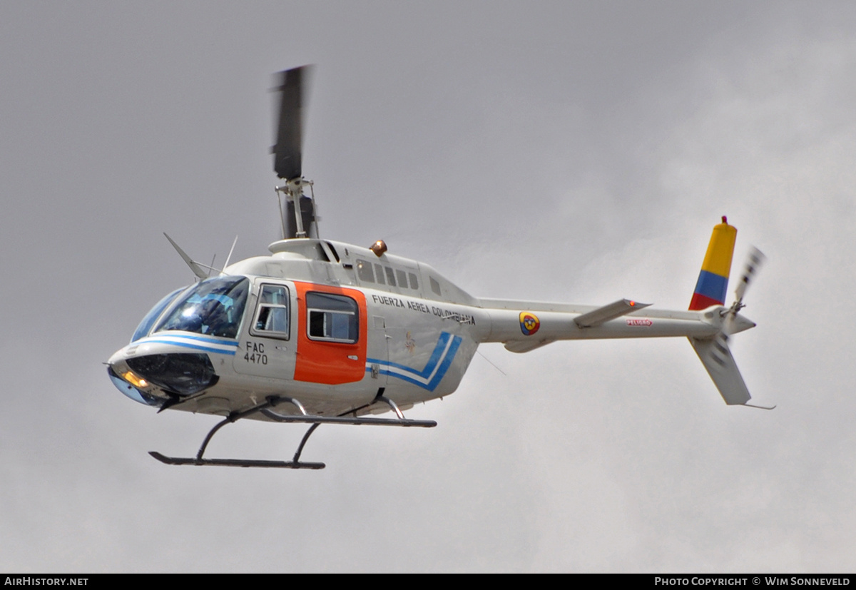 Aircraft Photo of FAC4470 | Bell 206B-3 JetRanger III | Colombia - Air Force | AirHistory.net #669709