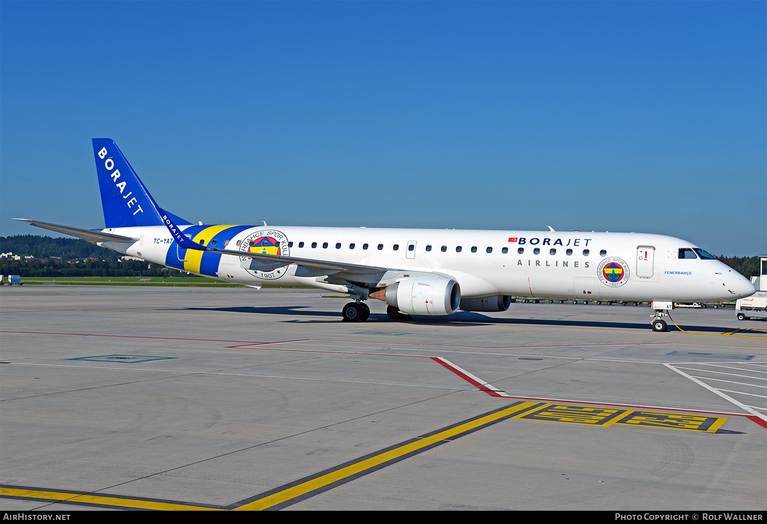 Aircraft Photo of TC-YAT | Embraer 195AR (ERJ-190-200IGW) | Borajet Airlines | AirHistory.net #669718