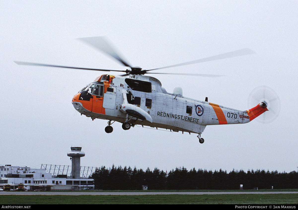 Aircraft Photo of 070 | Westland WS-61 Sea King Mk43 | Norway - Air Force | AirHistory.net #669726