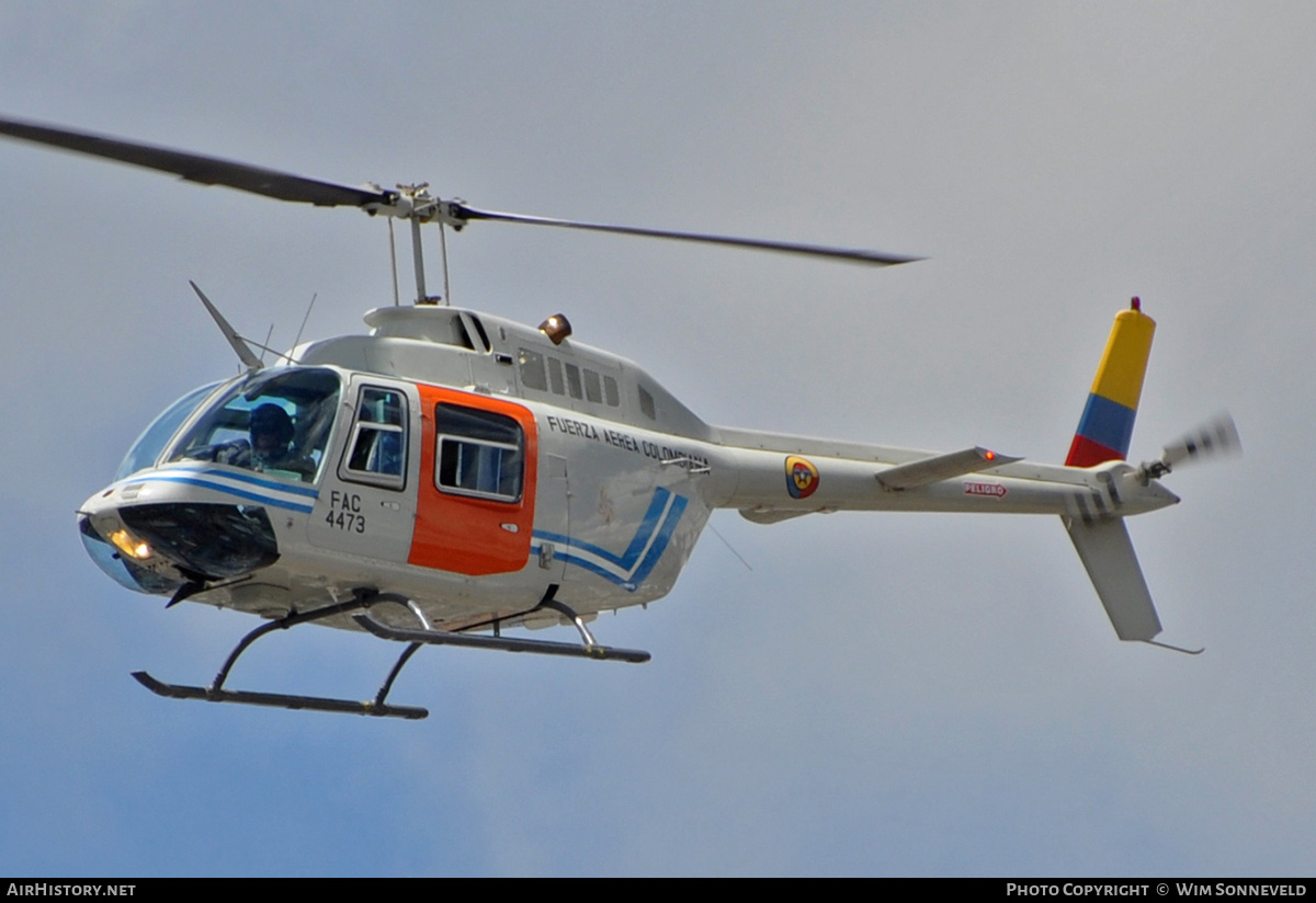Aircraft Photo of FAC4473 | Bell 206B-3 JetRanger III | Colombia - Air Force | AirHistory.net #669748