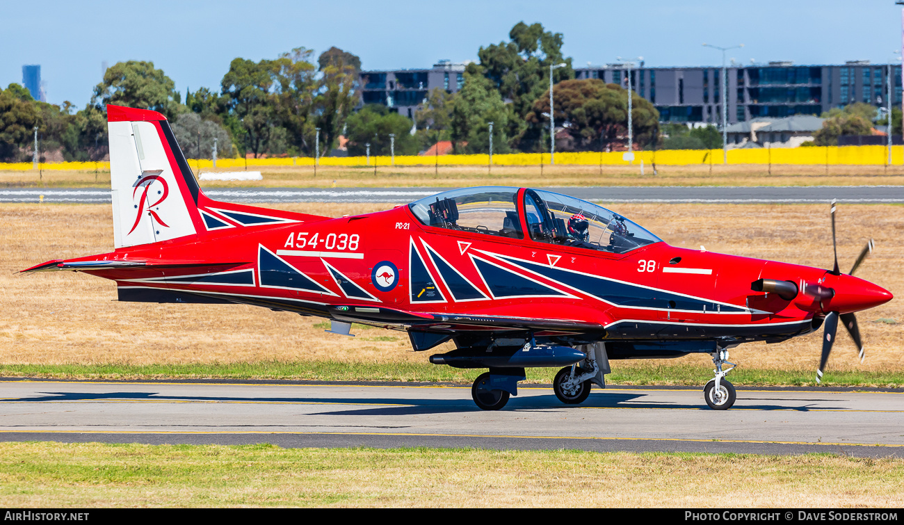 Aircraft Photo of A54-038 | Pilatus PC-21 | Australia - Air Force | AirHistory.net #669752