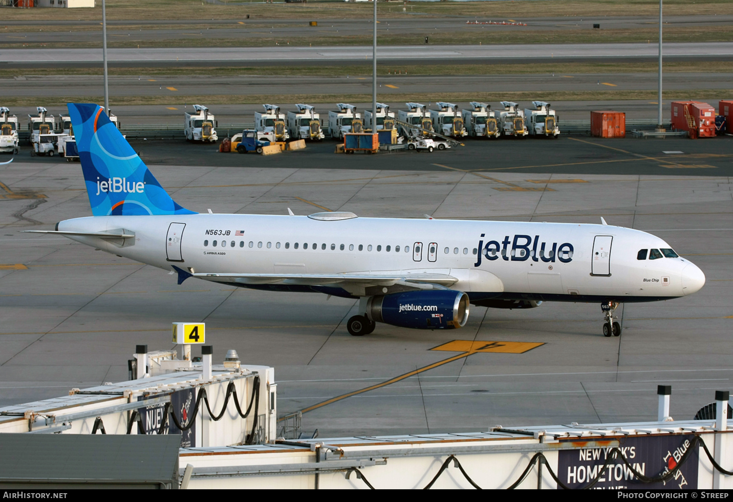 Aircraft Photo of N563JB | Airbus A320-232 | JetBlue Airways | AirHistory.net #669754