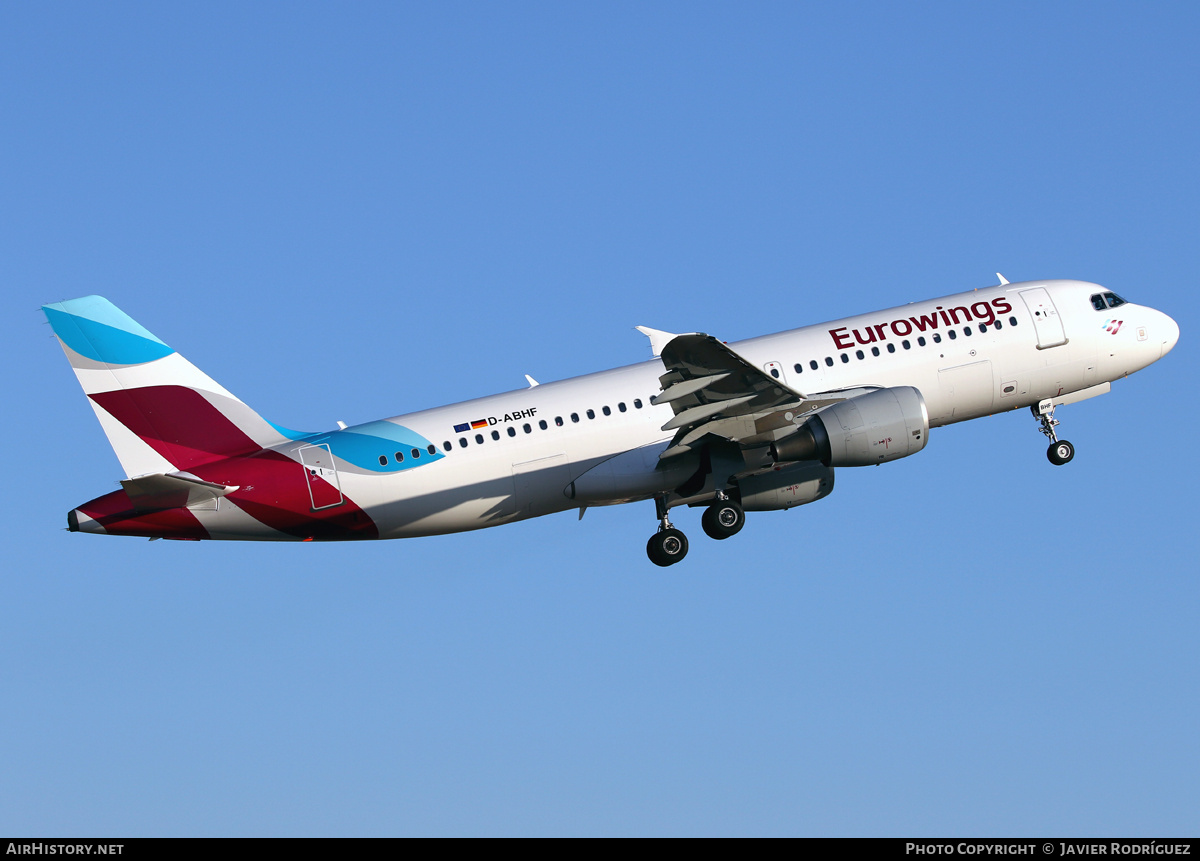 Aircraft Photo of D-ABHF | Airbus A320-214 | Eurowings | AirHistory.net #669778