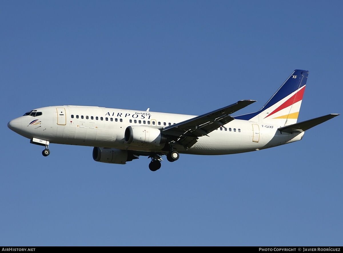 Aircraft Photo of F-GIXF | Boeing 737-3B3(QC) | Europe Airpost | AirHistory.net #669780