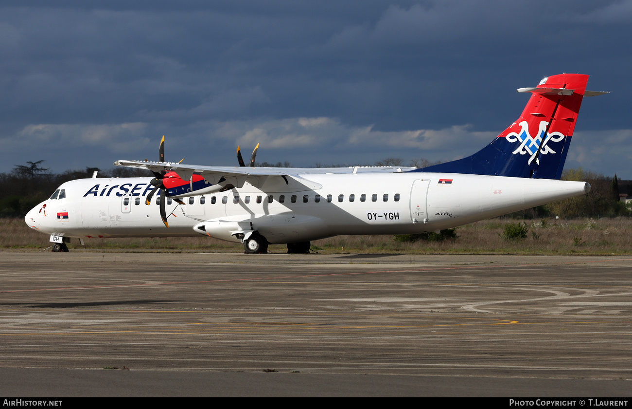 Aircraft Photo of OY-YGH | ATR ATR-72-600 (ATR-72-212A) | Air Serbia | AirHistory.net #669790