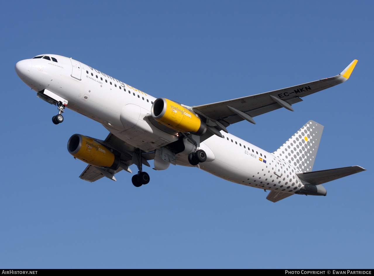 Aircraft Photo of EC-MKN | Airbus A320-232 | Vueling Airlines | AirHistory.net #669794