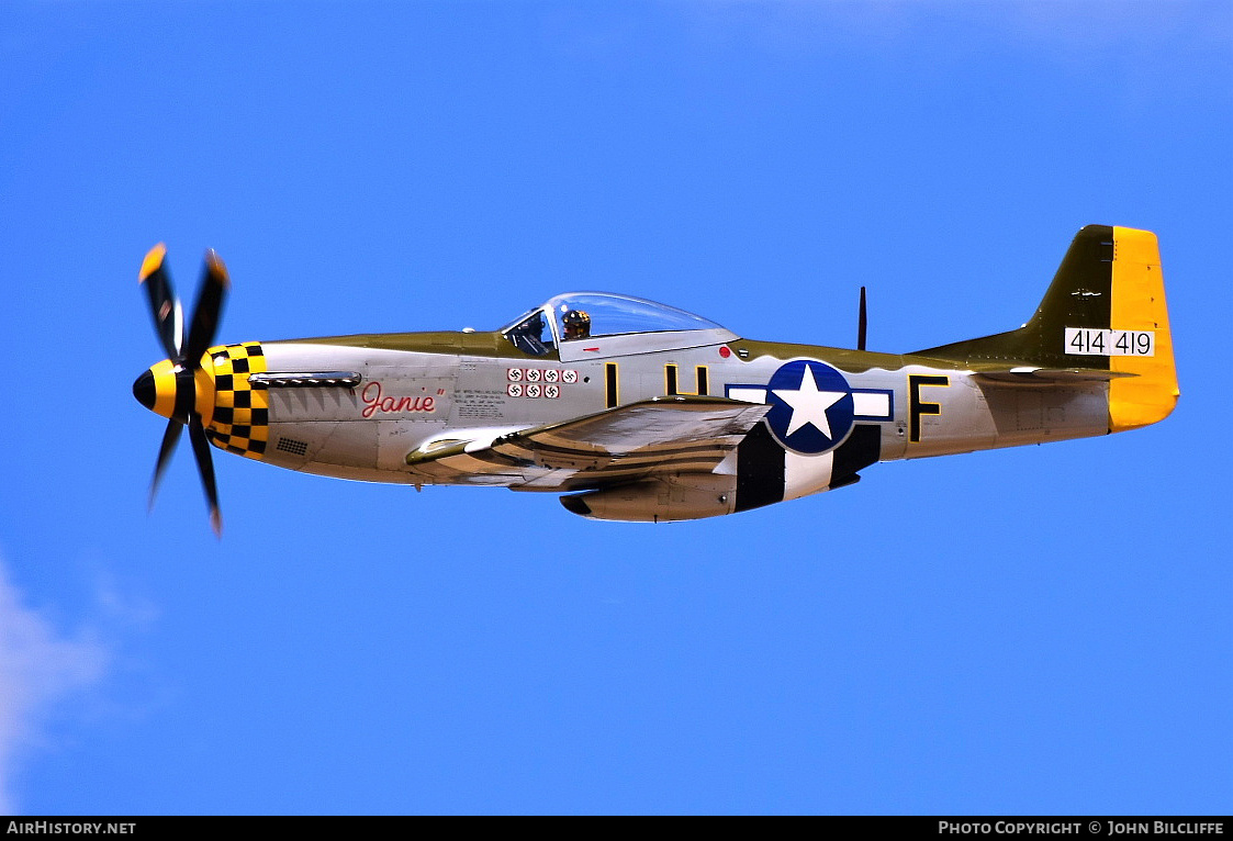 Aircraft Photo of G-MSTG / 414419 | North American P-51D Mustang | USA - Air Force | AirHistory.net #669802