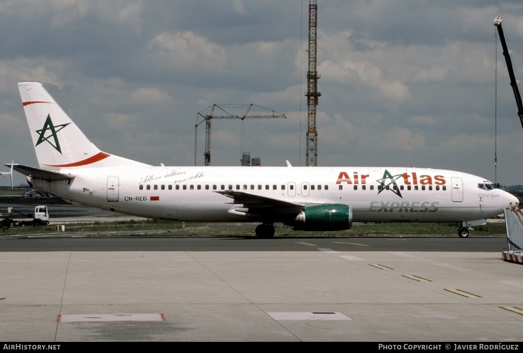 Aircraft Photo of CN-REB | Boeing 737-4Y0 | Air Atlas Express | AirHistory.net #669804