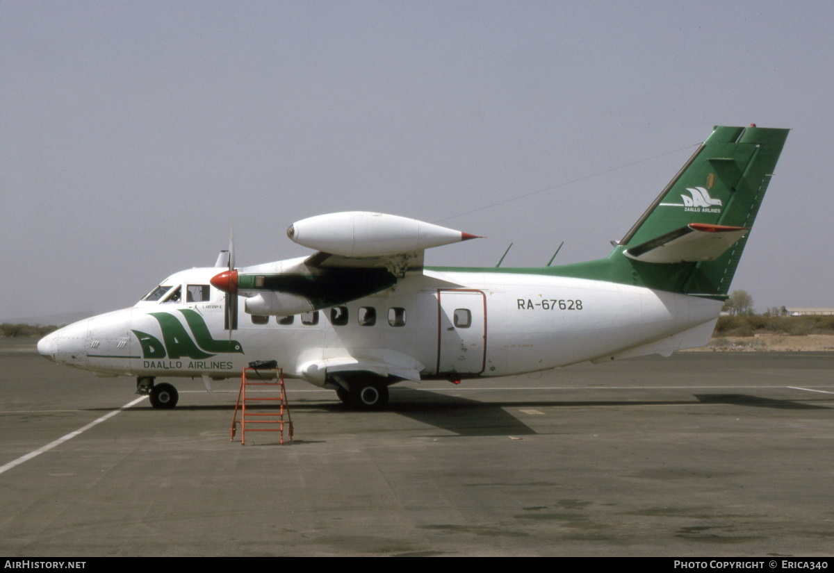 Aircraft Photo of RA-67628 | Let L-410UVP-E Turbolet | Daallo Airlines | AirHistory.net #669812