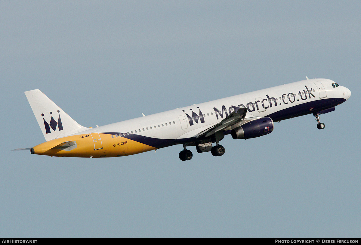 Aircraft Photo of G-OZBR | Airbus A321-231 | Monarch Airlines | AirHistory.net #669821