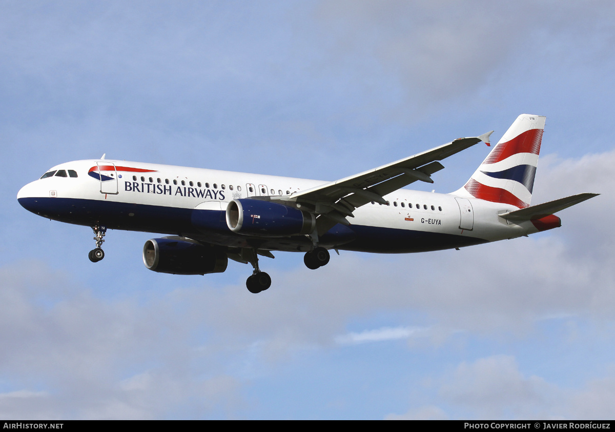 Aircraft Photo of G-EUYA | Airbus A320-232 | British Airways | AirHistory.net #669827