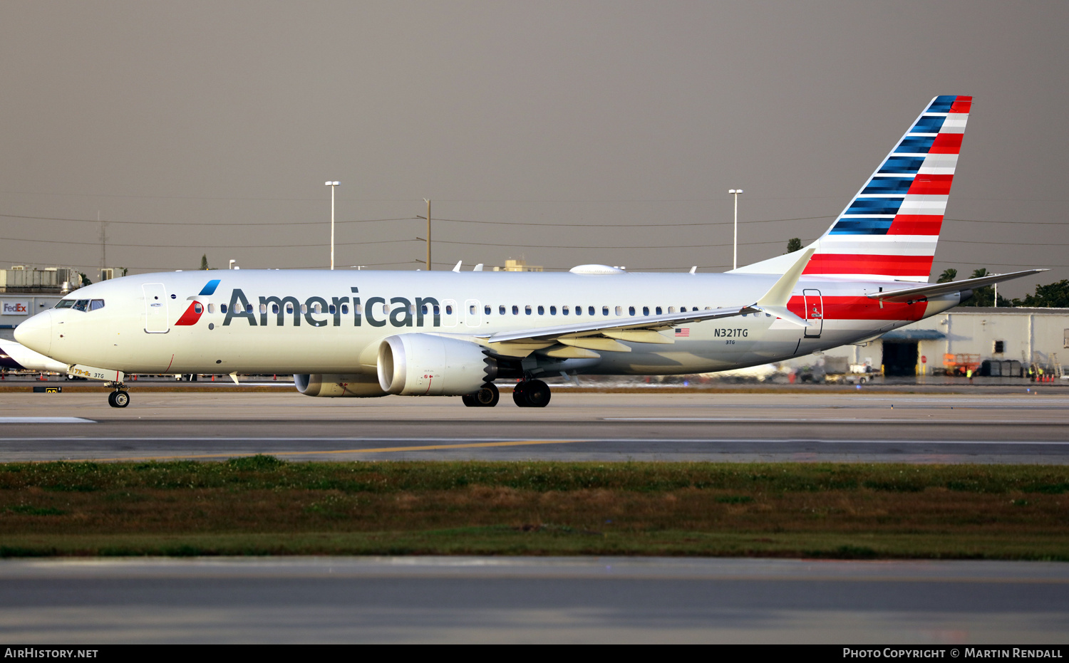 Aircraft Photo of N321TG | Boeing 737-8 Max 8 | American Airlines | AirHistory.net #669860