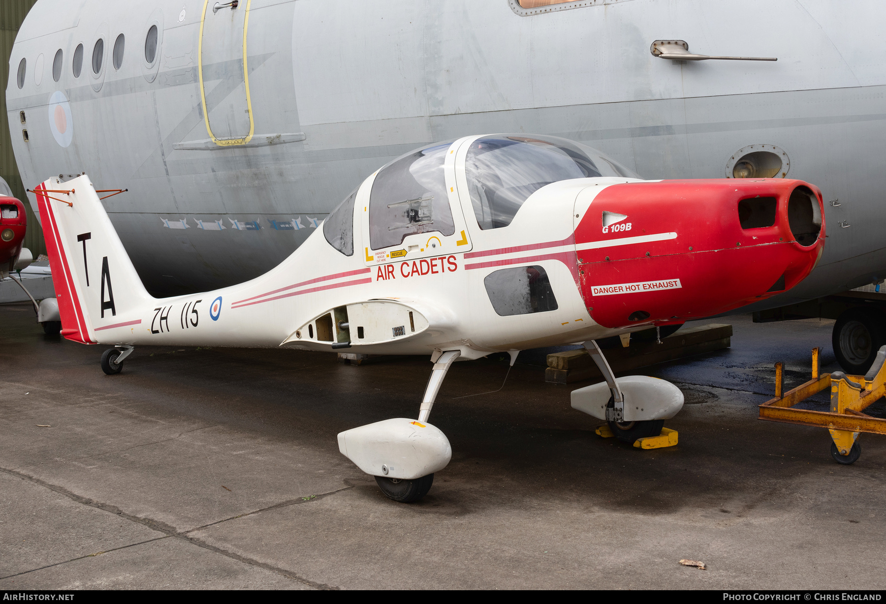 Aircraft Photo of ZH115 | Grob G-109B Vigilant T1 | UK - Air Force | AirHistory.net #669867