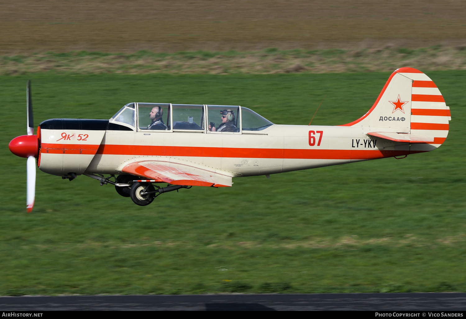 Aircraft Photo of LY-YKV | Yakovlev Yak-52 | Soviet Union - DOSAAF | AirHistory.net #669875