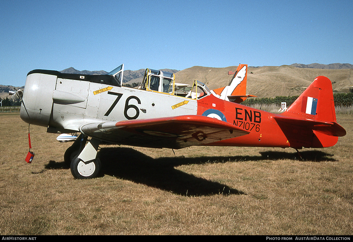Aircraft Photo of ZK-ENB / ENB / NZ1076 | North American AT-6D Harvard III | New Zealand - Air Force | AirHistory.net #669940