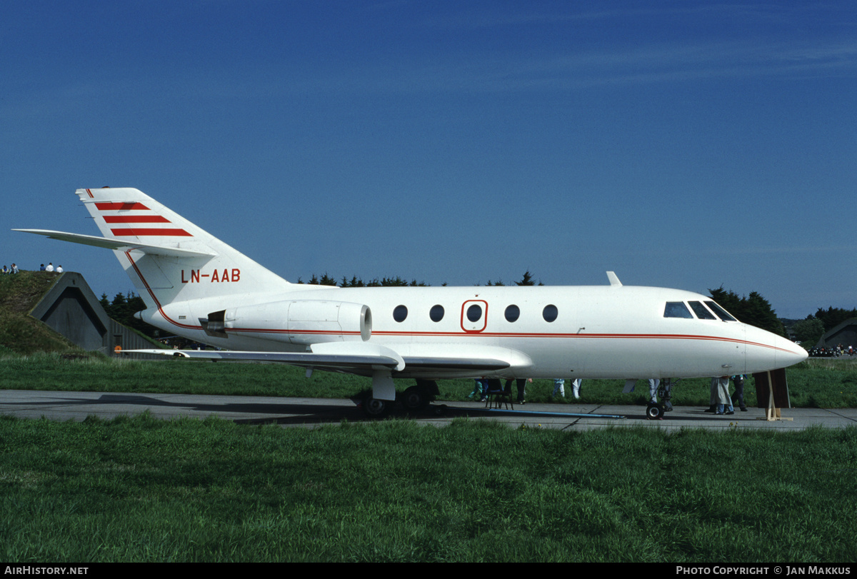 Aircraft Photo of LN-AAB | Dassault Falcon 20 | AirHistory.net #669950