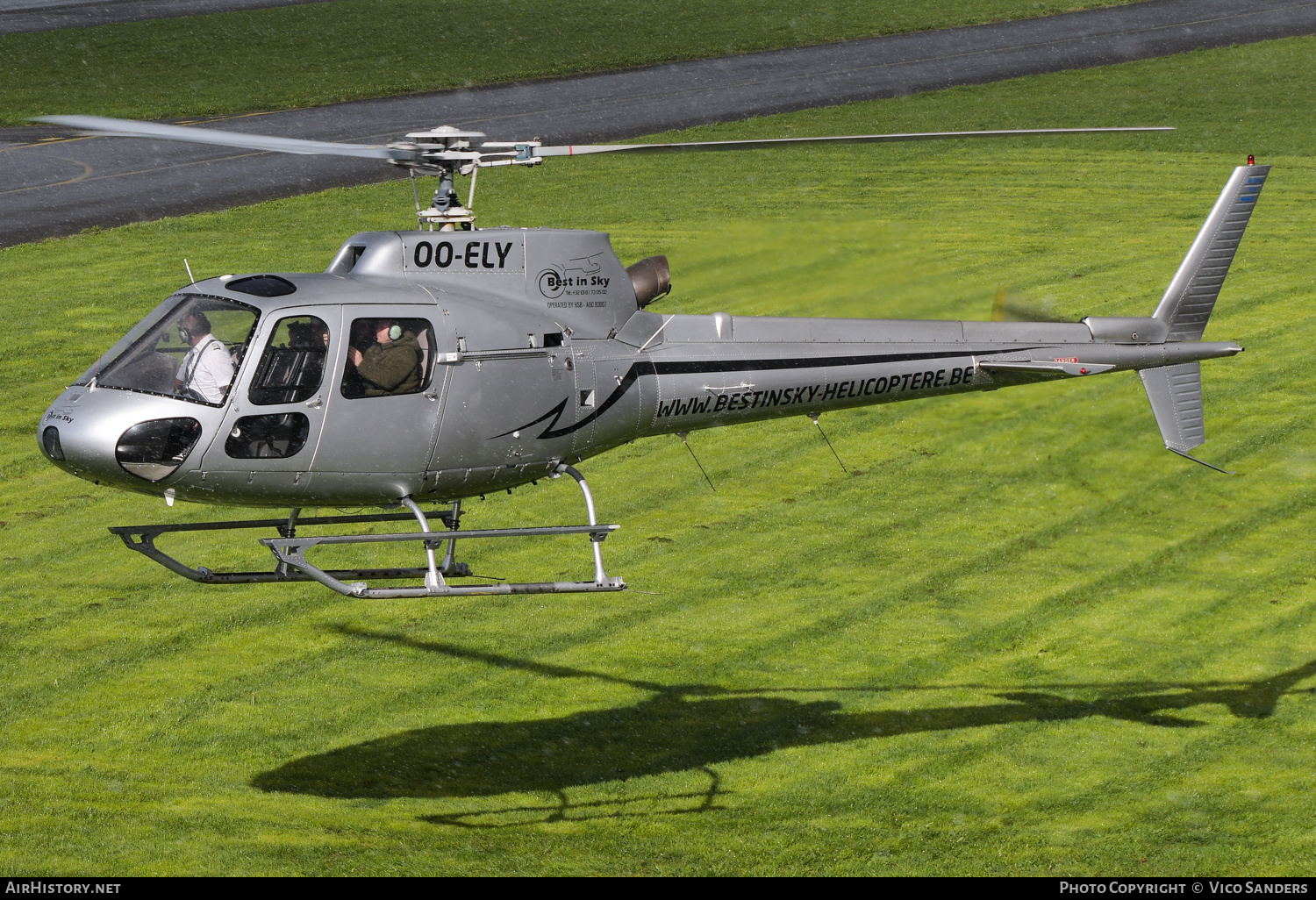 Aircraft Photo of OO-ELY | Aerospatiale AS-350B-2 Ecureuil | Best In Sky Hélicoptères | AirHistory.net #669953