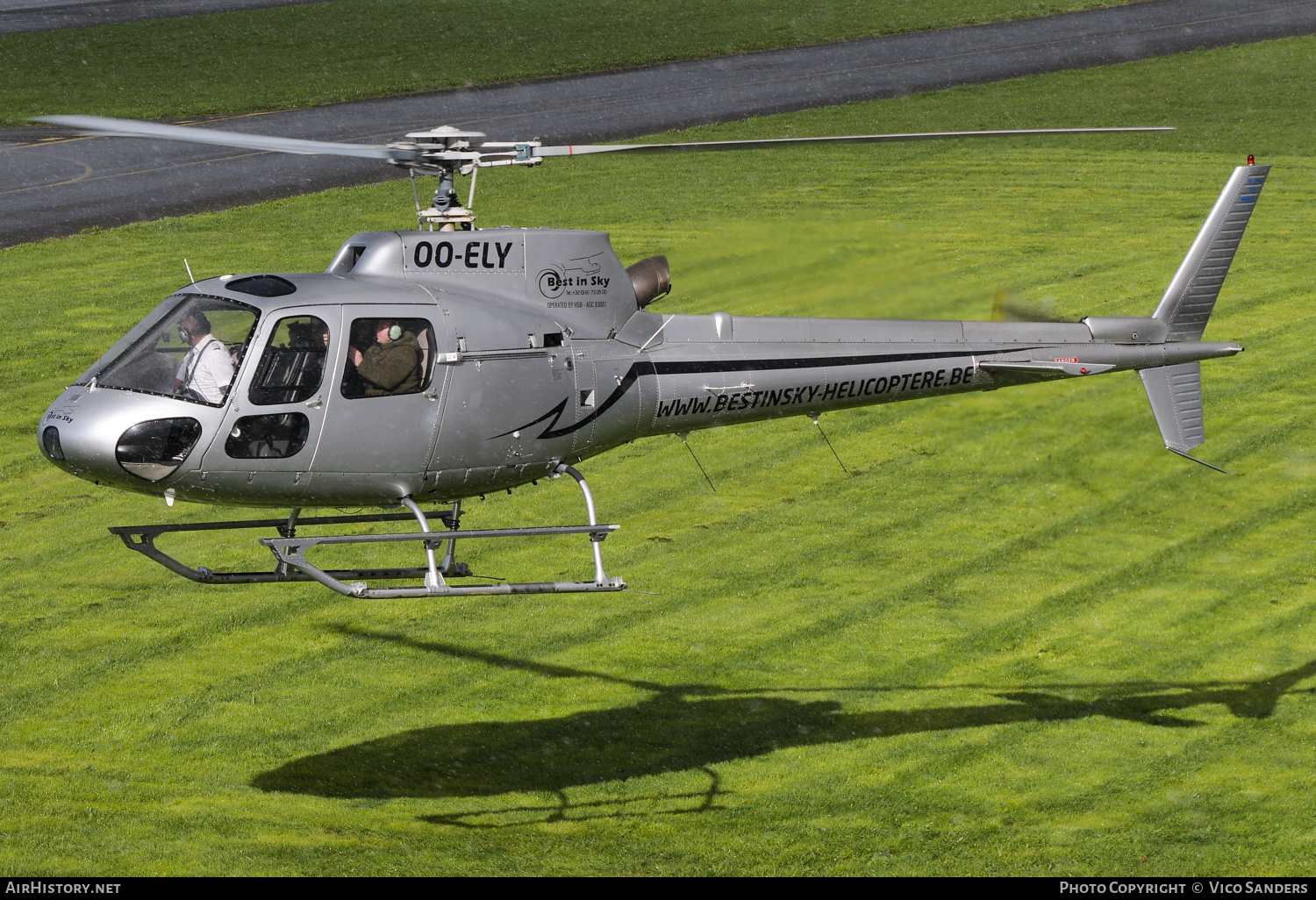 Aircraft Photo of OO-ELY | Aerospatiale AS-350B-2 Ecureuil | Best In Sky Hélicoptères | AirHistory.net #669953