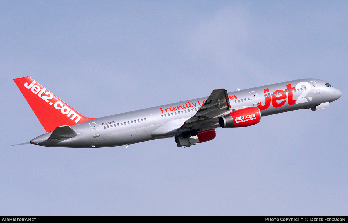 Aircraft Photo of G-LSAG | Boeing 757-21B | Jet2 | AirHistory.net #669960