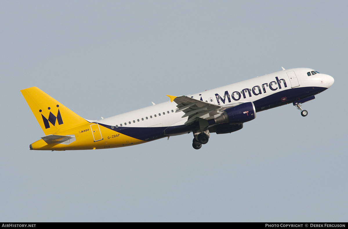 Aircraft Photo of G-ZBAP | Airbus A320-214 | Monarch Airlines | AirHistory.net #669986