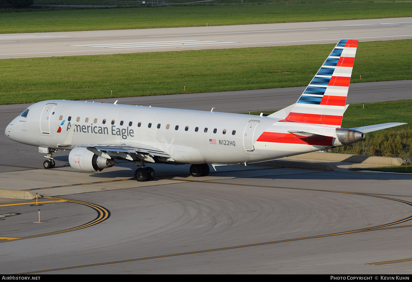 Aircraft Photo of N122HQ | Embraer 175LR (ERJ-170-200LR) | American Eagle | AirHistory.net #669992