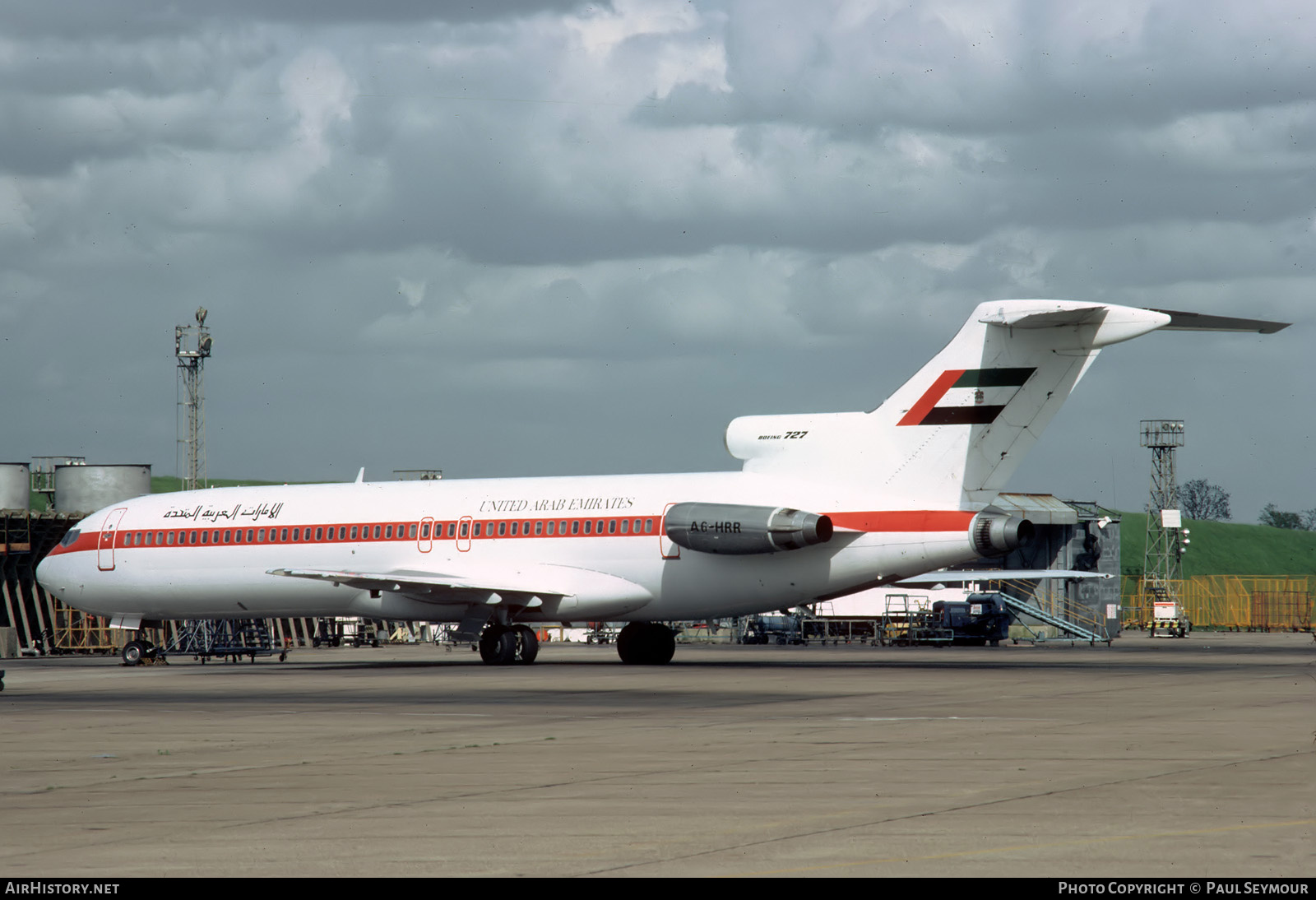 Aircraft Photo of A6-HRR | Boeing 727-2M7/Adv | United Arab Emirates Government | AirHistory.net #670003