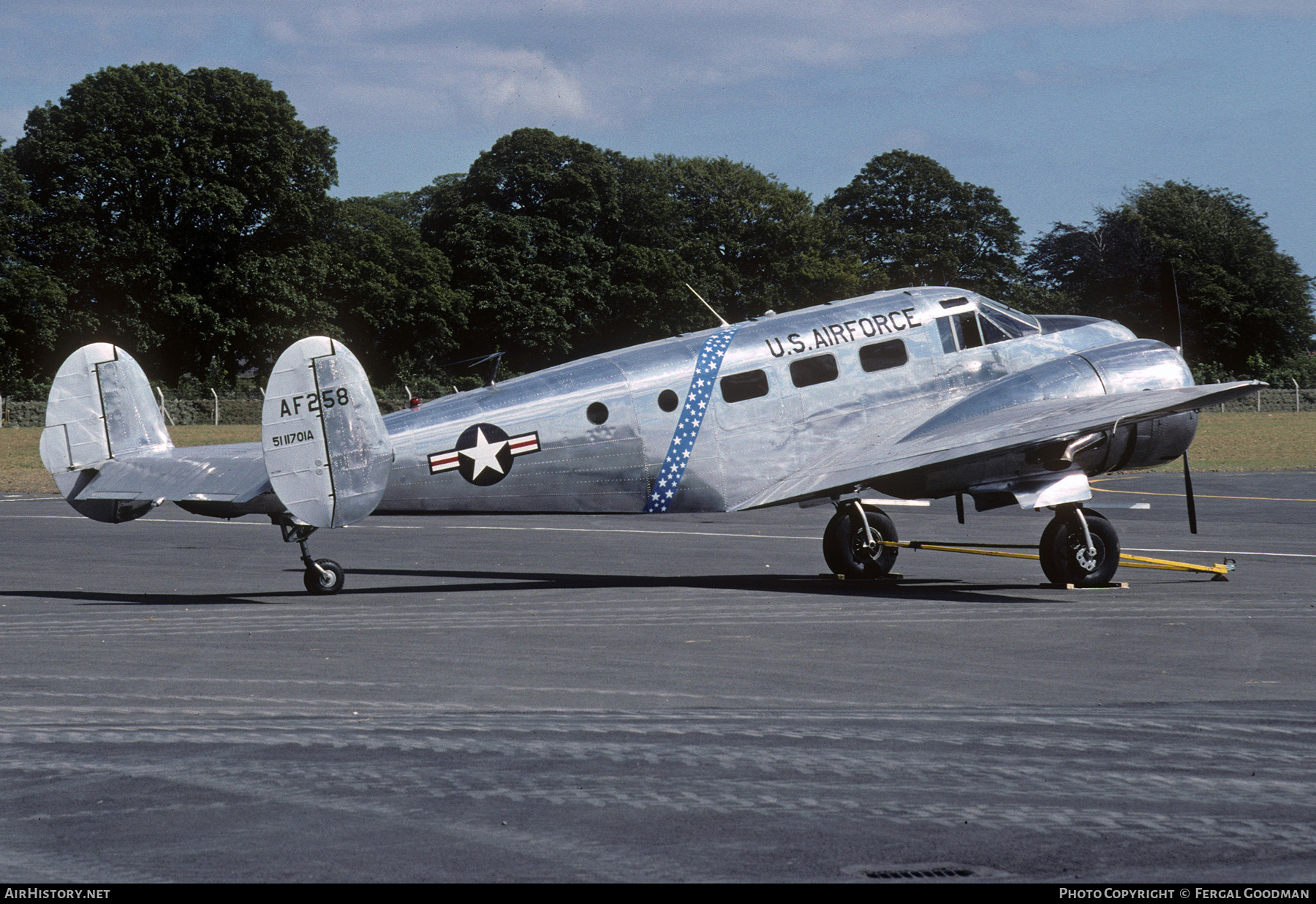 Aircraft Photo of G-BSZC / 5111701A | Beech C-45H Expeditor | USA - Air Force | AirHistory.net #670007
