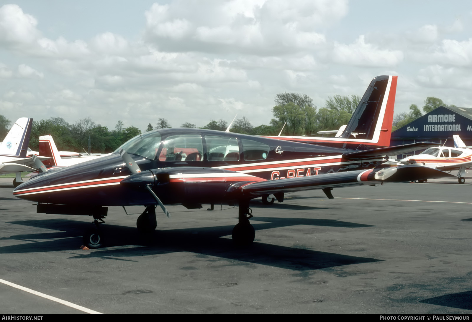 Aircraft Photo of G-REAT | Gulfstream American GA-7 Cougar | AirHistory.net #670008