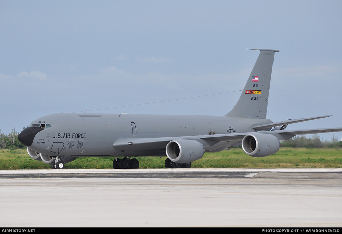 Aircraft Photo of 63-8024 / 38024 | Boeing KC-135R Stratotanker | USA - Air Force | AirHistory.net #670077