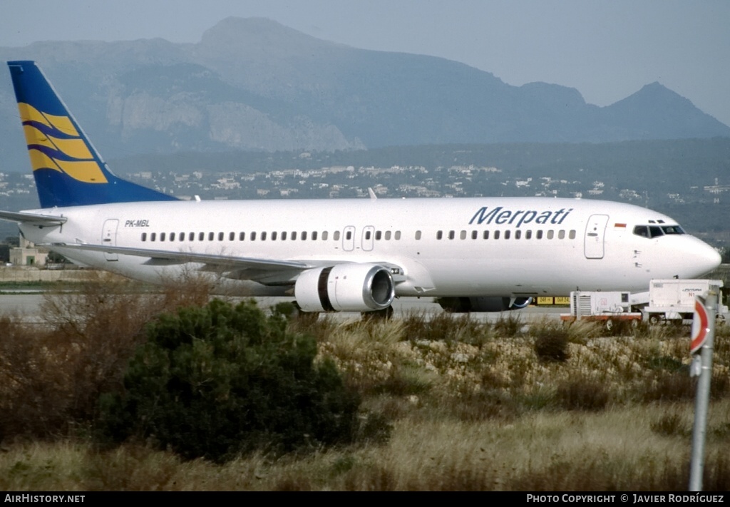 Aircraft Photo of PK-MBL | Boeing 737-4Y0 | Merpati Nusantara Airlines | AirHistory.net #670089