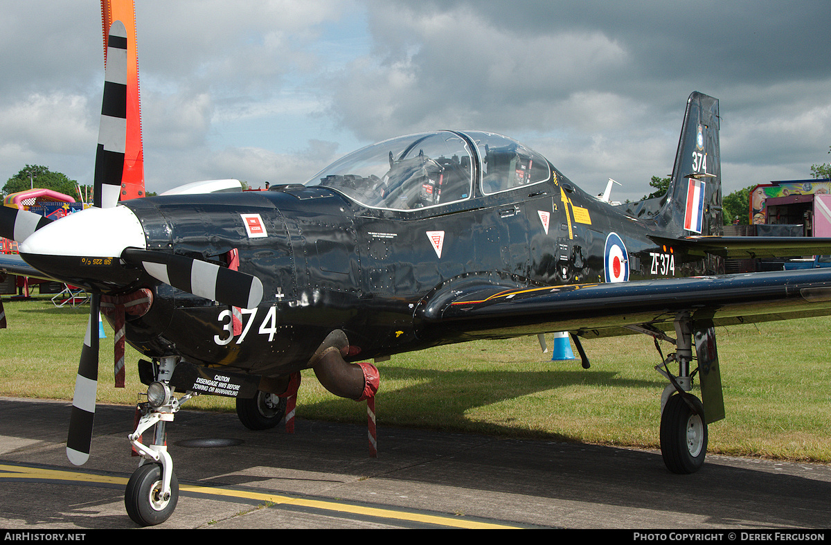Aircraft Photo of ZF374 | Short S-312 Tucano T1 | UK - Air Force | AirHistory.net #670091
