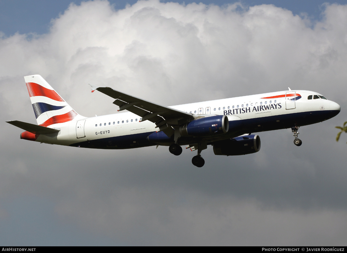 Aircraft Photo of G-EUYD | Airbus A320-232 | British Airways | AirHistory.net #670094